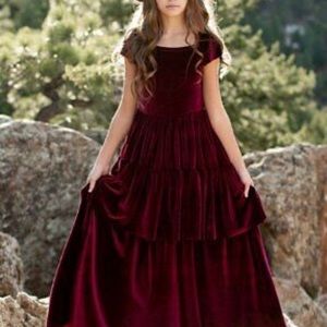 Joyfolie Ezra dress in burgundy size 8